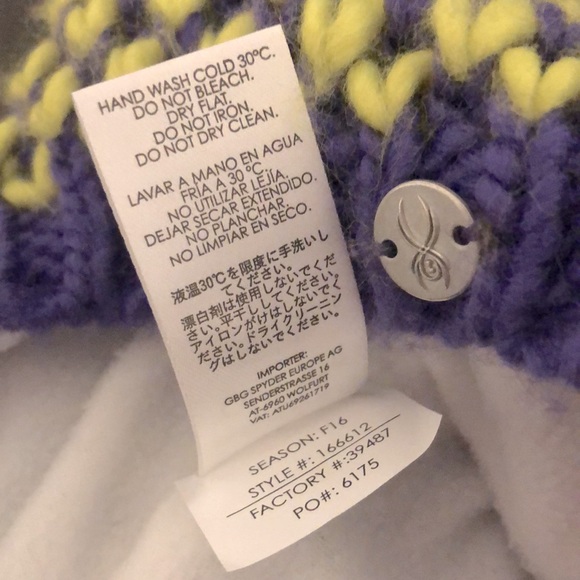 NWT Kids Spyder Berry Warm Weather Hat Beanie - Picture 6 of 6